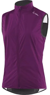 Produktbild von Löffler Damen Sportjacke Women Bike Vest CF WPM Pocket Rot 40