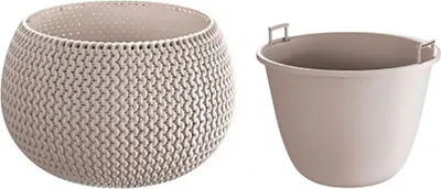 Produktbild von Blumentopf SPLOFY Bowl, 290x195 mm, Mocca