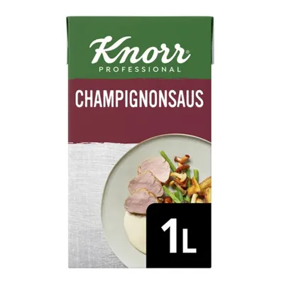 Produktbild von Knorr Champignonsauce 1000g – cremige Pilzsauce, ideal zu Fleisch & Gemüse