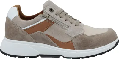 Produktbild von Xsensible Zurich Herrenschnürer, bequem, Halbschuhe, Leder, Taupe (Beige) - Herrenschuhe Sneaker / Schnürschuh, Beige, leder (stretchleder)
