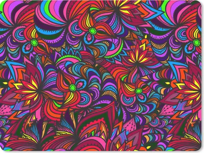 Produktbild von MuchoWow® Mauspad Mousepad Muster - Dschungel - Abstrakt 40x30 cm - Mousepads - Maus Mat - Pad - Mausunterlage - Anti Rutsch