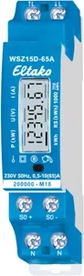 Image de ELTAKO WSZ15D-65A MID Compteur de courant alternatif MID étalonné (28065615)
