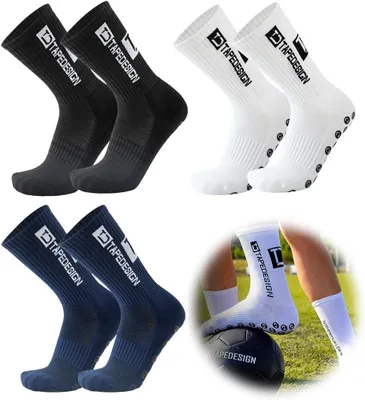 Obrázok produktu pre Futbalové ponožky, Protišmykové, Veľkosť 40-45, Priedušné, Elastické