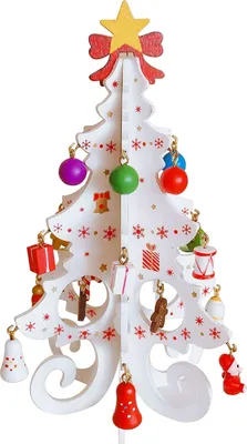 Image de Décoration de Noël Mini sapin de Noël Décoration de table Petit sapin de Noël Décoration de table en bois Plateau de table Sapin de Noël