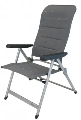 Produktbild von Eurotrail ETCF1316, 120 kg, Campingstuhl, 4 Bein(e), 5,9 kg, Polyester, Polyvinylchlorid (PVC), Grau