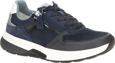 Produktbild von Gabor ROLLINGSOFT Damenschuhe - bequeme Schnür- Halbschuhe blau NEU