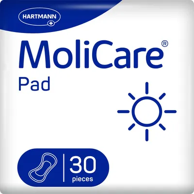 Produktbild von Inkontinenzeinlagen MoliCare Pad Day 30 Stück anatomisch für Blasenschwäche