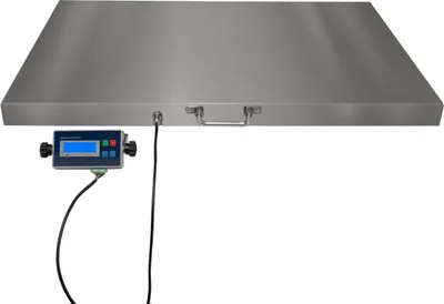 Image de Balance numérique pour animaux XL Balance vétérinaire Balance au sol jusqu'à 300 kg Balance pour chiens 90 x 60 cm Balance pour colis Balance pour chats Batterie rechargeable Animaux Animaux de compagnie Bétail Animaux d'élevage Chien Chat Entrepôt Colis Industrie