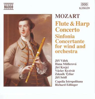 Obrázek produktu pro Wolfgang Amadeus Mozart (1756-1791) - Konzert für Flöte & Harfe KV 299 - - (CD / K)