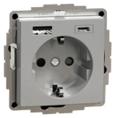 Immagine prodotto di Presa Schuko Merten con caricatore USB MEG2367-0460
