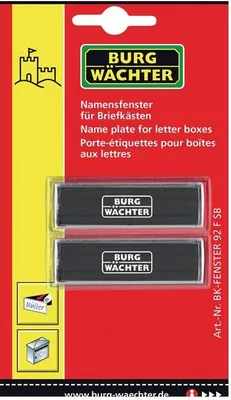 Obrázek produktu pro Namenschilder fuer Briefkasten SB