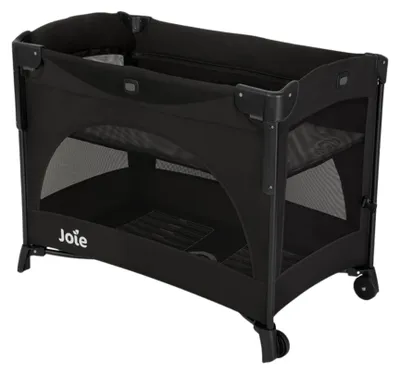 Productafbeelding van Reisbedje - 2-in-1 co-sleeper - 0-15 kg - Shale - Met matras en draagtas