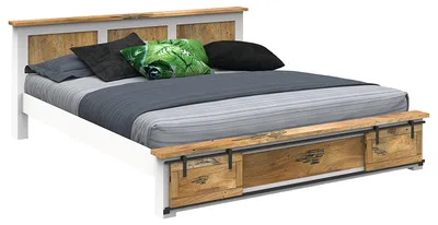 Produktbild von home24 Massivholzbett - Mango