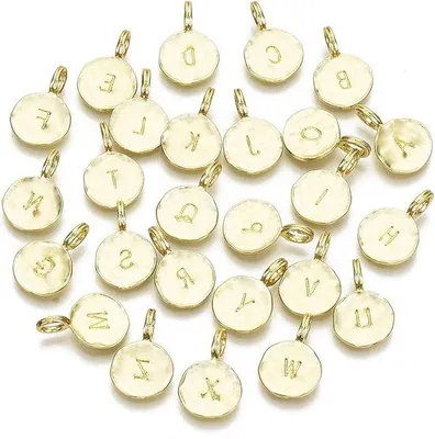 Produktbild von Goldschmiedekunst - Alphabetschmuck - 26 Stücke - Goldvergoldet
