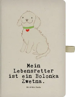 Produktbild von Mr. & Mrs. Panda notizbuch Bolonka Zwetna Lebensretter - Transparent - Geschenk, Journal, Adressbuch, skizzenbuch a4, Tsvetnaya, Kladde, Tagebuch