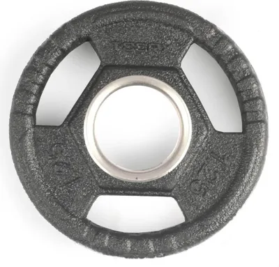 Image de Toorx Fitness Plaque de poids olympique en caoutchouc 50 mm - avec poignées - 1,25 kg