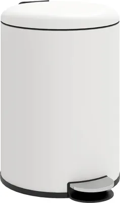 Image de Poubelle de cuisine - Seau à pédale 20 l - Seau intérieur amovible - Couleur crème