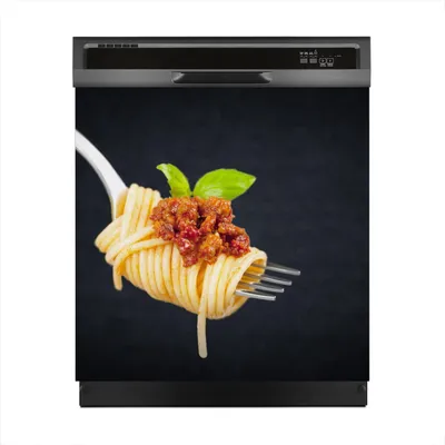 Produktbild von Aufkleber sticker 60x60 cm Dekorative folie Spülmaschine - Teigwaren Nudeln