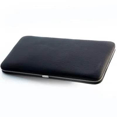 Image de Set de manucure en cuir Inox 8 pièces, noir, Alpen