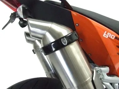 Image de Protection de raccordement ovale « style Supermoto », noir