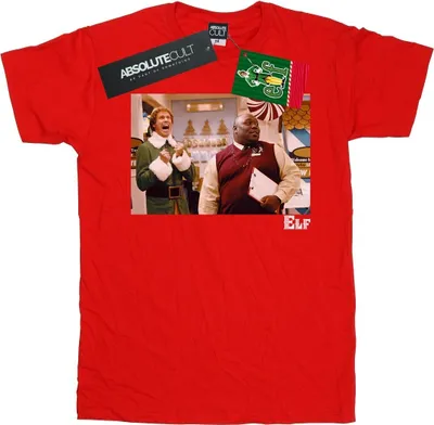 Produktbild von Elf - "Christmas Store Cheer" T-Shirt für Damen BI22177 (XXL) (Rot)