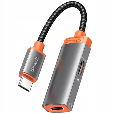 Produktbild von Mcdodo Adapter 2x Usb-c Adapter Usb Typ C Kabel zu Samsung Apple Xiaomi Dac