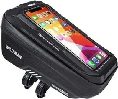 Immagine prodotto di WILDMAN Borsa da viaggio per telaio bici con cerniera 1L (4"- 7") XS2 nero