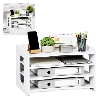 Produktbild von A4 Schreibtisch Organizer mit 4 Ablagefächern