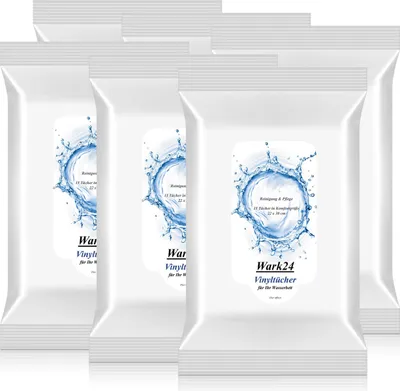 A group of packaged wet wipes.