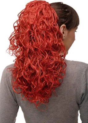 Produktbild von WIG ME UP Haarteil Zopf Rot-Mix Locken NC002-137