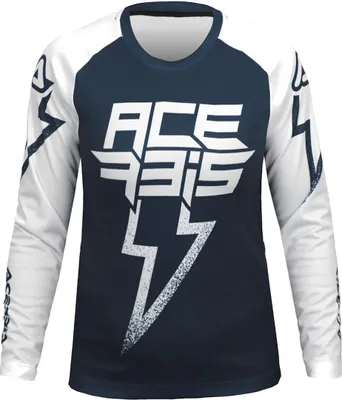 Produktbild von Acerbis J-Kid Blizzard Kinder Motocross Jersey, blau/weiß, XS