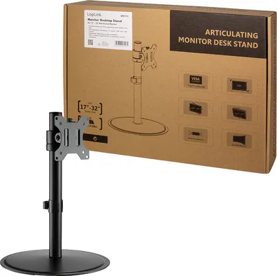 Produktbild von LogiLink Monitorhalterung für 1 Monitor 17-32" Standfuß schwarz