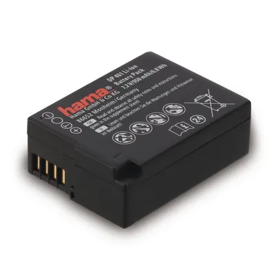 Produktbild von Hama DP 461 - Batterie - Li-Ion - 950 mAh - 6,8 Wh - Schwarz - für Panasonic DMW-BTC12, Lumix FZ1000, Lumix G DC-G90, G91, G95, DMC-G70, G8, G81, G8M (00077540)