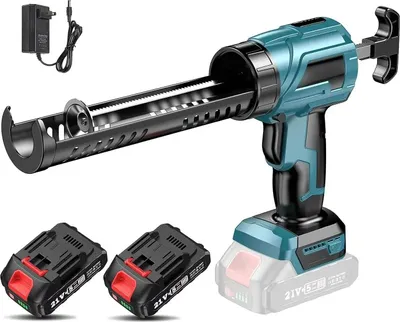 Immagine prodotto di Pistola elettrica per colla a caldo, senza fili, 4 velocità regolabili, con 2 batterie