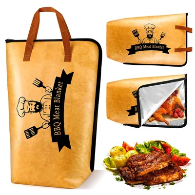 Isolierte BBQ Warmhaltetasche 38x55x17 cm Oxford-Gewebe