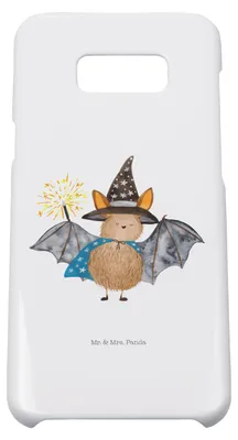 Produktbild von Mr. & Mrs. Panda Samsung Galaxy S8 plus Handyhülle  Fledermaus Zauberer - Weiß - Geschenk, Hülle, Lustige Sprüche, Handy Case, Frauen, Cover, Fledermäuse, Reinsteigern