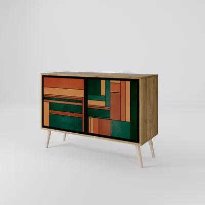 Immagine prodotto di Cassettiera Spacerebels a 2 ante - credenza cassettiera - credenza alta - mobile guardaroba - soggiorno camera da letto - 57,5×111×42 (HxLxP)