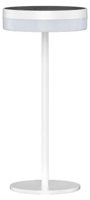 Solar LED Tischlampe Weiß Dimmbar H27cm