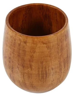 Productafbeelding van Holztasse, handgemaakt, natuurhout, voor koffie, thee, bier, sap, melk (grote beker)