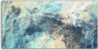 Produktbild von Coloray Acrylbild 100x50  Wandbild Acrylbilder Foto Bild Abstraktes blaues Gewitter
