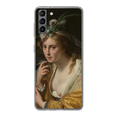 Produktbild von MuchoWow® Handyhülle Schutzhülle Hülle für Samsung Galaxy S21 Plus Eine Hirtin - Gemälde von Paulus Moreelse Silikon Softcase Handy Hülle - Handy-Tasche