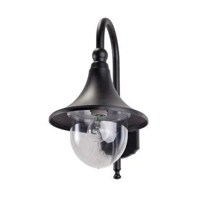 Produktbild von Lindby Außenwandleuchte Daphne, schwarz, Metall, E27