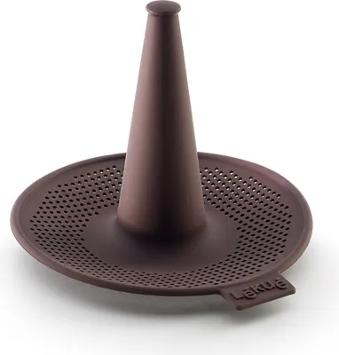 Produktbild von Lékué Bagelsform Silikon braun 10,3 cm 6 Stück