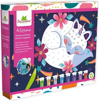 Immagine prodotto di Sycomore Set creativo Animali glitterati Giocattolo creativo dai 7 anni in su
