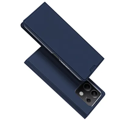 Zdjęcie produktu dla Etui Dux Ducis Skin Pro z klapką i miejscem na kartę na Xiaomi Redmi Note 13 5G - niebieskie