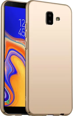 Produktbild von Handy Hard Case für Samsung Galaxy J6 Plus Hülle Slim Cover Matt Schutzhülle, Gold