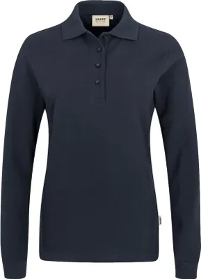 Produktbild von HAKRO Longsleeve Poloshirt Performance Damen #215 Gr. XL tinte