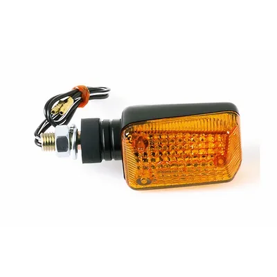 Produktbild von HIGHSIDER smart Mini Glühlampen Blinker Gehäuse Schwarz / Linse Orange (Paar), Vorn & Hinten