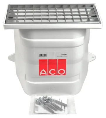 Produktbild von ACO Lüftungsschacht 40x40 ohne Boden Kellerschacht mit Maschenrost 30/30 Lüftung Keller