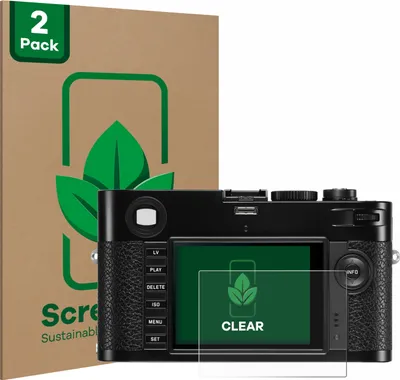 Produktbild von 2x ScreenLeaf Schutzfolie für Leica M (Typ 240) nachhaltiger Displayschutz Display Schutz Folie Klar Transparent